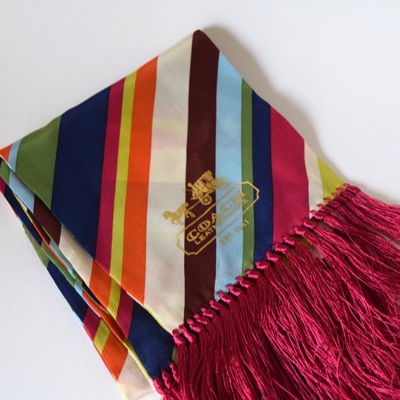 Coach Accessories - Coach Silk Scarf